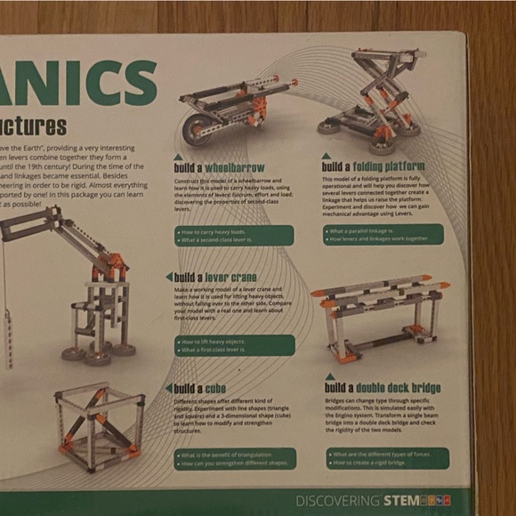 Youth STEM mechanics building set. Brand new in box. - Picture 6 of 7